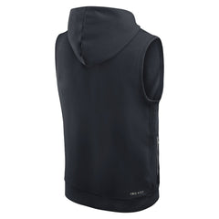 Miami Dolphins 2025 Rivalries Collection Standard Issue Sideline Dri-FIT Sleeveless Hoodie - Pitch Blue | Nike online