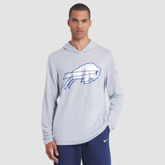 Buffalo Bills 2025 Rivalries Collection Sideline Dri-FIT Long Sleeve Hoodie T-Shirt - Silver | Nike sale