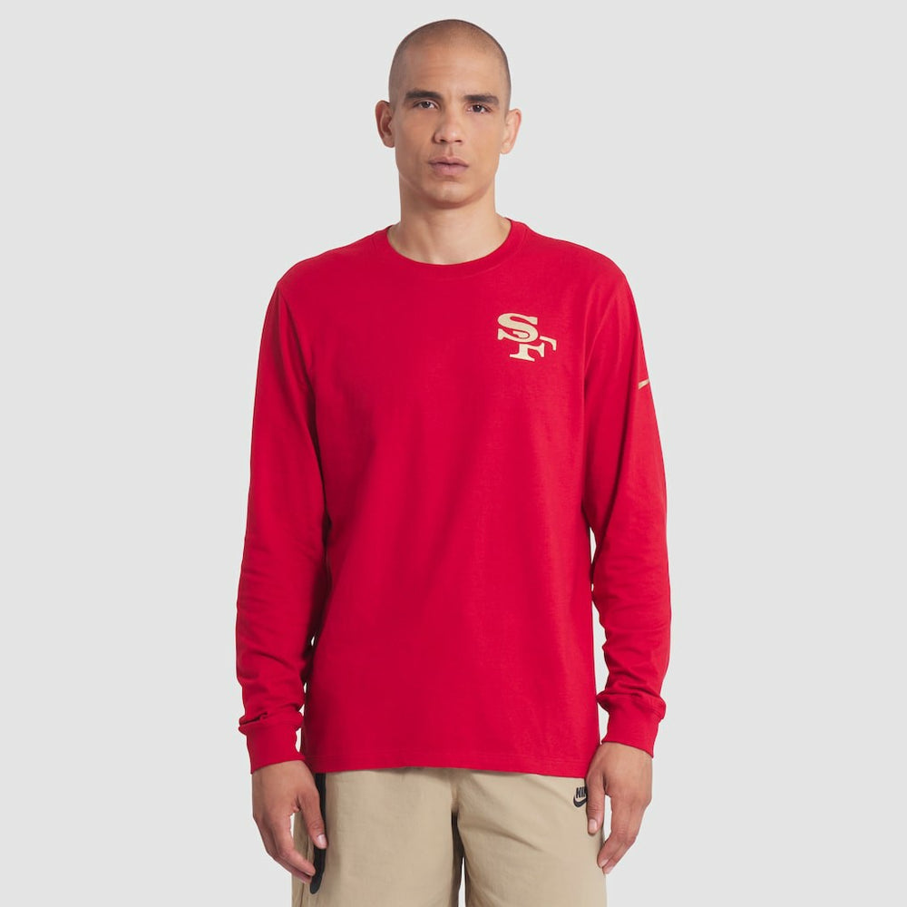San Francisco 49ers 2025 Rivalries Collection Essential Long Sleeve T-Shirt - Scarlet | Nike online