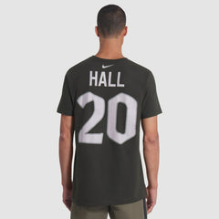 Breece Hall New York Jets 2025 Rivalries Collection Player Name & Number T-Shirt - Gotham Green | Nike outlet