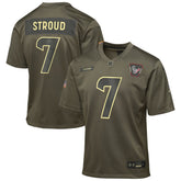 C.J. Stroud Houston Texans Youth 2025 Salute to Service Game Jersey - Olive | Nike discount