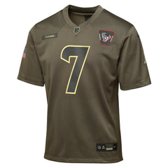 C.J. Stroud Houston Texans Youth 2025 Salute to Service Game Jersey - Olive | Nike discount