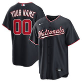 Washington Nationals Alternate Custom Replica Jersey - Navy | Nike