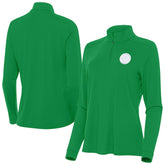 Pittsburgh Steelers Antigua Women's St. Patrick's Day Intent Quarter-Zip Performance Top - Kelly Green online