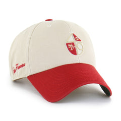 San Francisco 49ers '47 Fairfield MVP Throwback Adjustable Hat - Cream/Scarlet outlet