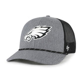 Philadelphia Eagles '47 Carbon Rope Trucker Adjustable Hat - Heather Charcoal discount