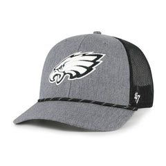 Philadelphia Eagles '47 Carbon Rope Trucker Adjustable Hat - Heather Charcoal discount