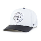 Miami Dolphins '47 Suburbia Hitch Two-Tone Adjustable Hat - White/Black on sale