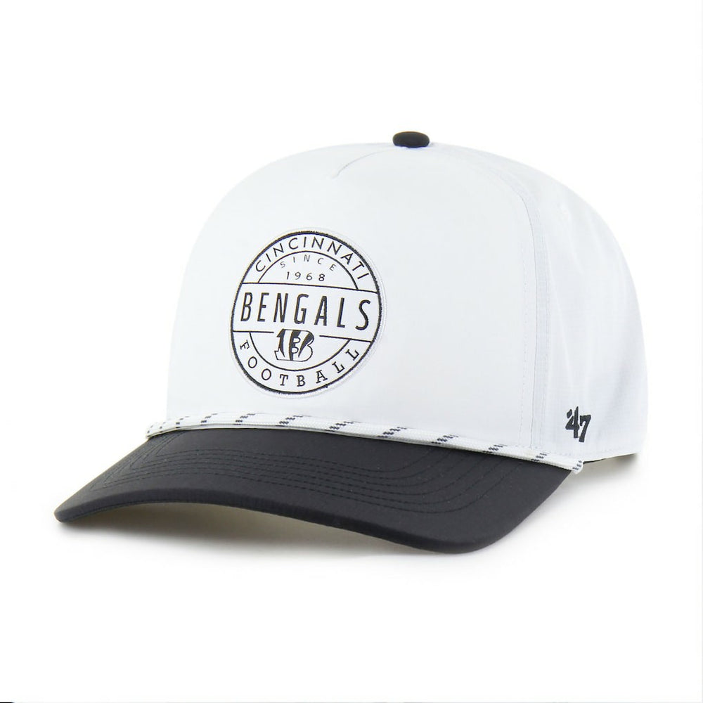 Cincinnati Bengals '47 Suburbia Hitch Two-Tone Adjustable Hat - White/Black for sale