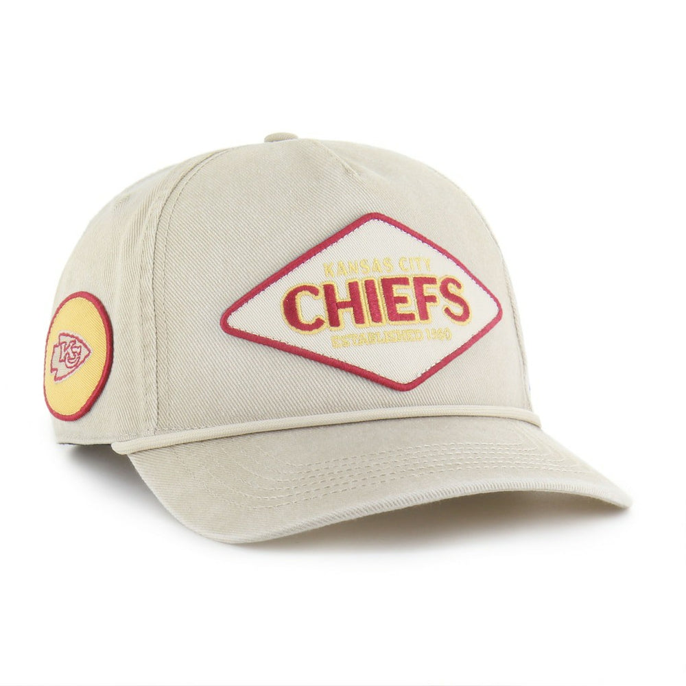 Kansas City Chiefs '47 Cairn Hitch Adjustable Hat - Khaki cheap