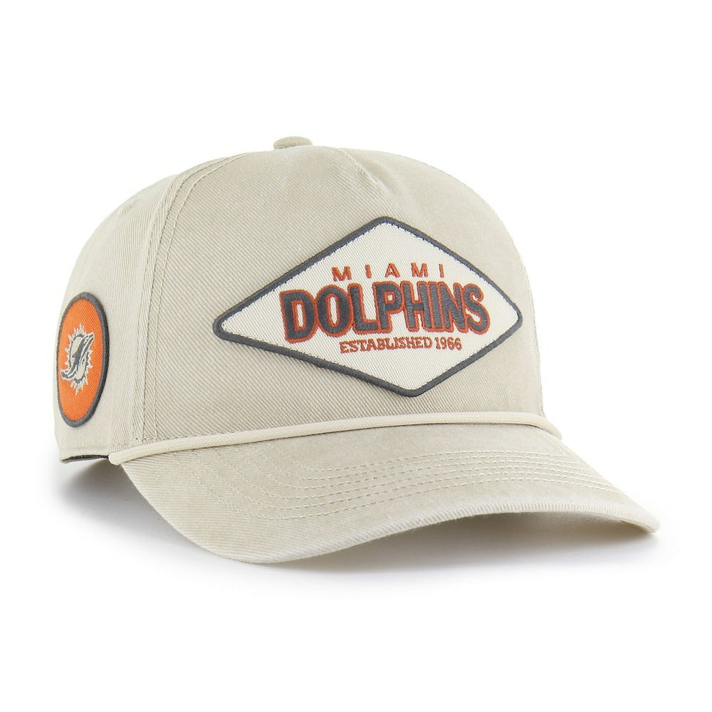 Miami Dolphins '47 Cairn Hitch Adjustable Hat - Khaki discount
