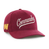 Washington Commanders '47 Golden Age Corduroy Hitch Adjustable Hat - Burgundy on sale