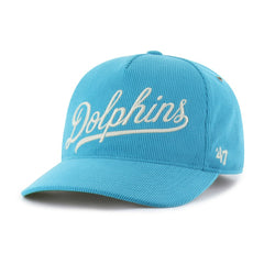 Miami Dolphins '47 Golden Age Corduroy Hitch Adjustable Hat - Aqua discount