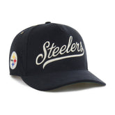 Pittsburgh Steelers '47 Golden Age Corduroy Hitch Adjustable Hat - Black outlet