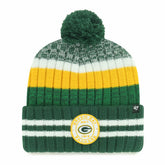 Green Bay Packers '47 Quiver Cuffed Knit Hat with Pom for sale