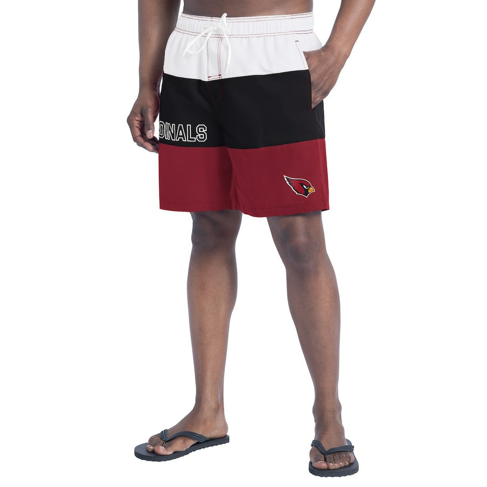 Arizona Cardinals G-III Sports by Carl Banks Sunrise Volley Swim Shorts - Cardinal/Black discount