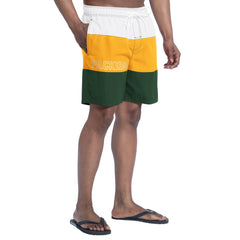 Green Bay Packers G-III Sports by Carl Banks Sunrise Volley Swim Shorts - Green/Gold for sale