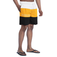 Pittsburgh Steelers G-III Sports by Carl Banks Sunrise Volley Swim Shorts - Black/Gold cheap
