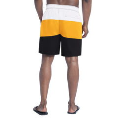 Pittsburgh Steelers G-III Sports by Carl Banks Sunrise Volley Swim Shorts - Black/Gold cheap