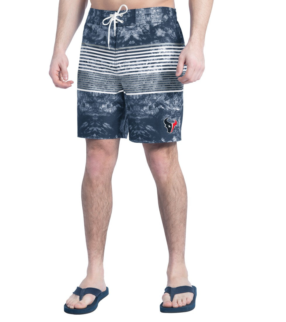 Houston Texans G-III Sports by Carl Banks Horizon Volley Swim Shorts - Navy/Gray discount