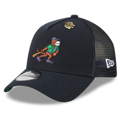 Detroit Tigers 2025 Big League Chew A-Frame 9FORTY Adjustable Trucker Hat - Navy | New Era