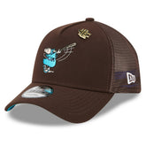 San Diego Padres 2025 Big League Chew A-Frame 9FORTY Adjustable Trucker Hat - Brown | New Era