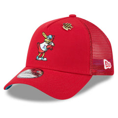 St. Louis Cardinals 2025 Big League Chew A-Frame 9FORTY Adjustable Trucker Hat - Red | New Era