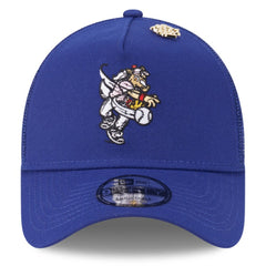Texas Rangers 2025 Big League Chew A-Frame 9FORTY Adjustable Trucker Hat - Royal | New Era