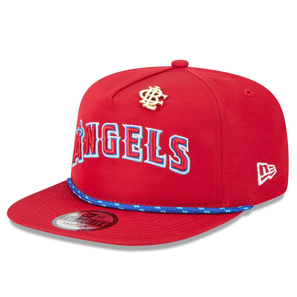 Los Angeles Angels 2025 Big League Chew Golfer Snapback Hat - Red | New Era