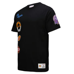 Los Angeles Lakers Black Out Collection Vintage Premium T-Shirt - Black shop