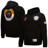 Golden State Warriors Hardwood Classics Blackout Collection Pullover Hoodie sale - Black | Mitchell & Ness cheap