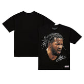 Jalen Brunson NBA Unisex Real Big Face Player T-Shirt - Black | Mitchell & Ness sale