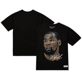 Kevin Durant NBA Unisex Real Big Face Player T-Shirt - Black | Mitchell & Ness outlet
