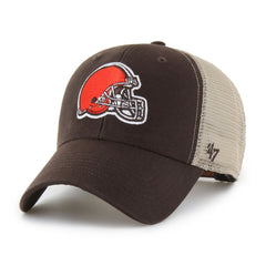 Cleveland Browns '47 Flagship MVP Trucker Adjustable Hat - Brown/Natural sale