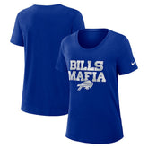 Buffalo Bills Women's 2025 Rivalries Collection Slub Dri-FIT T-Shirt - Royal | Nike on sale