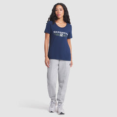 Seattle Seahawks Women's 2025 Rivalries Collection Slub Dri-FIT T-Shirt - College Navy | Nike outlet
