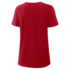 San Francisco 49ers Women's 2025 Rivalries Collection Slub Dri-FIT T-Shirt - Scarlet | Nike cheap