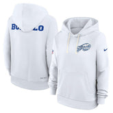 Buffalo Bills Women's 2025 Rivalries Collection Standard Issue Sideline Dri-FIT Hoodie - White | Nike on sale