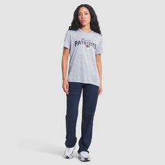 New England Patriots Women's 2025 Rivalries Collection Sideline Velocity Dri-FIT T-Shirt - Silver | Nike on sale
