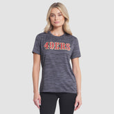 San Francisco 49ers Women's 2025 Rivalries Collection Sideline Velocity Dri-FIT T-Shirt - Heather Charcoal | Nike outlet