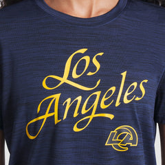 Los Angeles Rams Women's 2025 Rivalries Collection Sideline Velocity Dri-FIT T-Shirt - Midnight Blue | Nike discount
