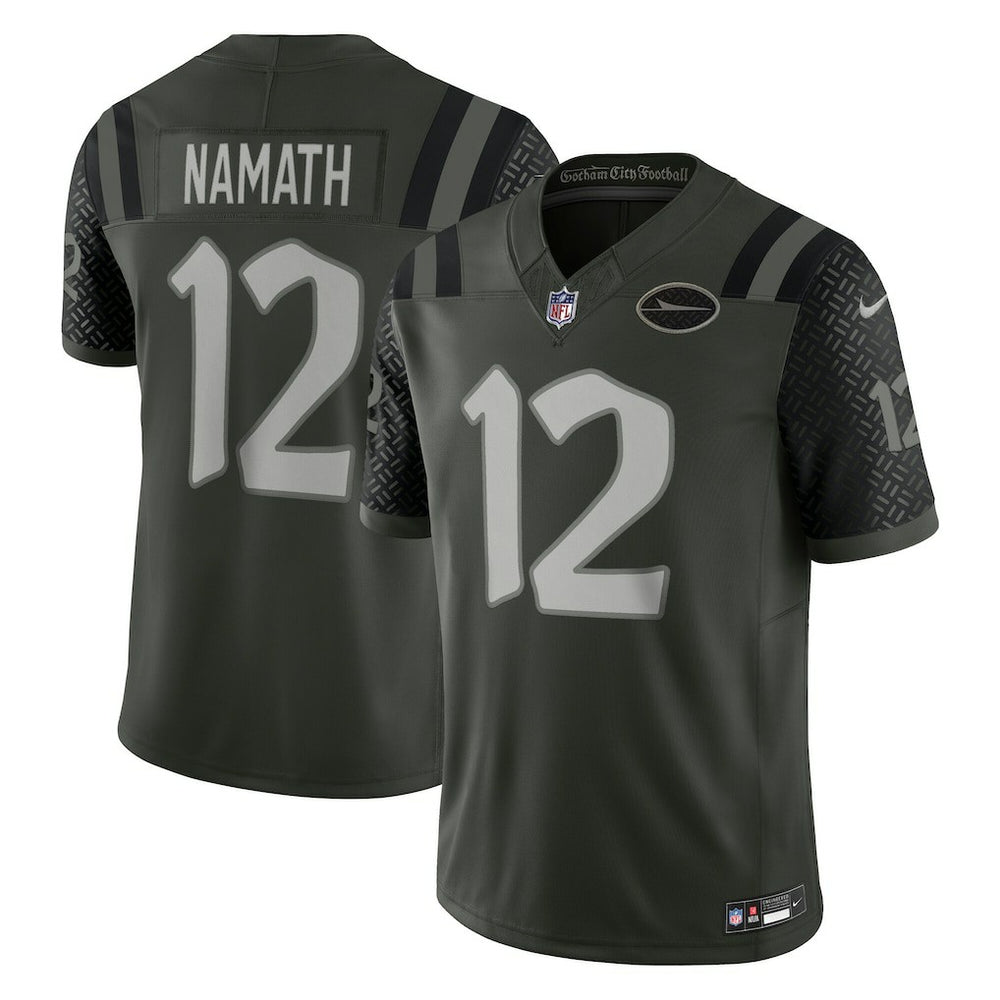 Joe Namath New York Jets 2025 Rivalries Collection Retired Player Limited Jersey - Gotham Green | Nike online