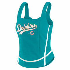 Miami Dolphins WEAR by Erin Andrews Women's Square Neck Tank Top - Aqua online