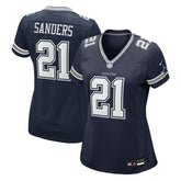Deion Sanders Dallas Cowboys Women's Team Retired Player Game Jersey - Navy | Nike for sale