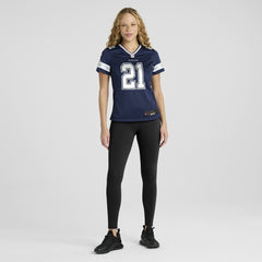 Deion Sanders Dallas Cowboys Women's Team Retired Player Game Jersey - Navy | Nike for sale