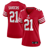 Deion Sanders San Francisco 49ers Women's Retired Player Game Jersey - Scarlet | Nike cheap