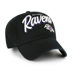 Baltimore Ravens '47 Women's Ariana Clean Up Adjustable Hat - Black on sale