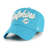 Miami Dolphins '47 Women's Ariana Clean Up Adjustable Hat - Aqua sale