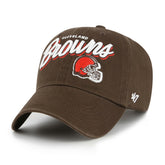 Cleveland Browns '47 Women's Ariana Clean Up Adjustable Hat - Brown outlet