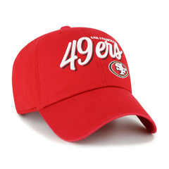 San Francisco 49ers '47 Women's Ariana Clean Up Adjustable Hat - Scarlet sale